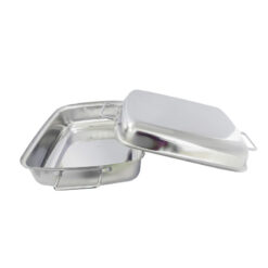 Afritrail Stainless Steel Large Double Roaster