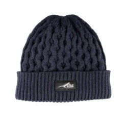 First Ascent Cable Knit Beanie - Navy