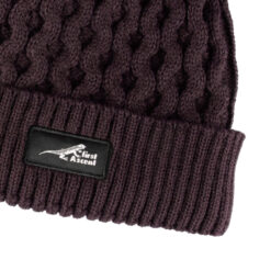 First Ascent Cable Knit Beanie - Truffle Brown