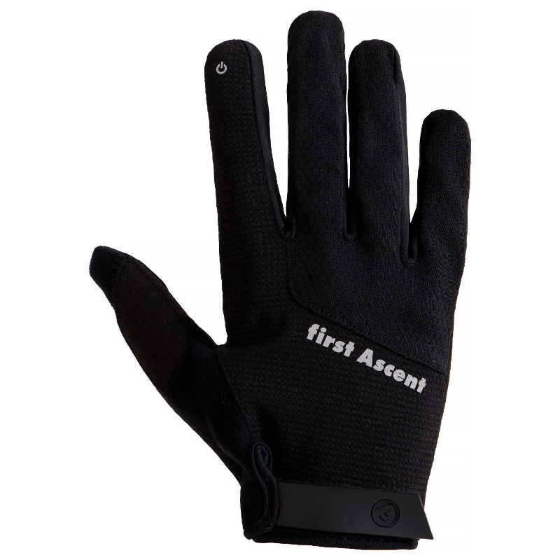 First Ascent Cadence Cycling Glove LF - Black