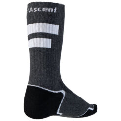 First Ascent Midnight Venture Hiking Sock - Black/White