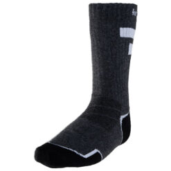 First Ascent Midnight Venture Hiking Sock - Black/White