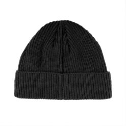First Ascent Rib Knit Beanie - Black