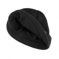 First Ascent Rib Knit Beanie - Black
