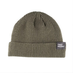 First Ascent Rib Knit Beanie - Dark Sage
