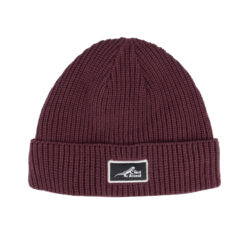 First Ascent Ribbed Knit Beanie - Ruby Red
