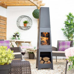 La Hacienda Malmo Steel Chimenea
