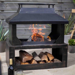 La Hacienda Stonehurst Outdoor Fireplace