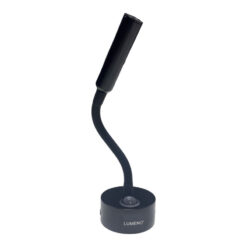 Lumeno 12V Goose Neck Reading Light - Black