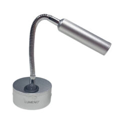 Lumeno 12V Goose Neck Reading Light - Silver