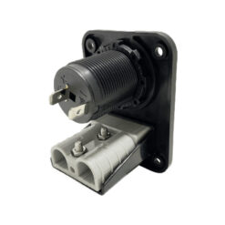 Lumeno Square Connector Panel with 12V Lighter Socket
