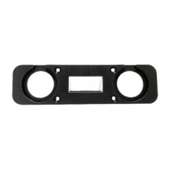 Lumeno Square Connector Panel with 2 Sockets Blank