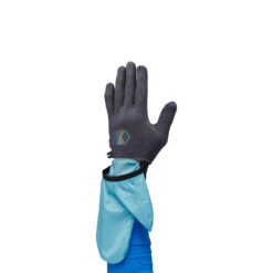 Black Diamond Deploy Wind Hood Gloves - Carbon Glacier