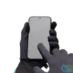 Black Diamond Deploy Wind Hood Gloves - Carbon Glacier