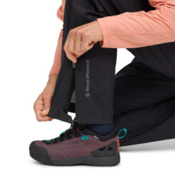 Black Diamond Fineline Stretch Full Zip Pants - Women's, Black