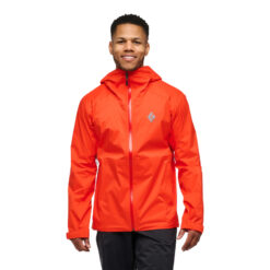 Black Diamond Fineline Stretch Rain Shell - Men's, Octane