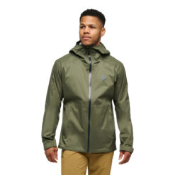 Black Diamond Fineline Stretch Rain Shell - Men's, Tundra