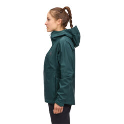 Black Diamond Fineline Stretch Rain Shell - Women's, Deep Woods