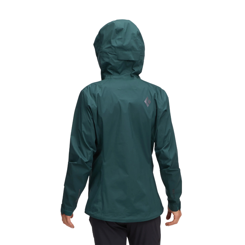 Black Diamond Fineline Stretch Rain Shell - Women's, Deep Woods