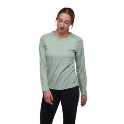 Black Diamond Lightwire Long Sleeve Tech Tee - Women's, Foam Green
