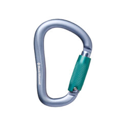 Black Diamond RockLock Triple Lock Carabiner - Gray