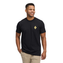 Black Diamond Shredded Short Sleeve Tee - Men's, Black