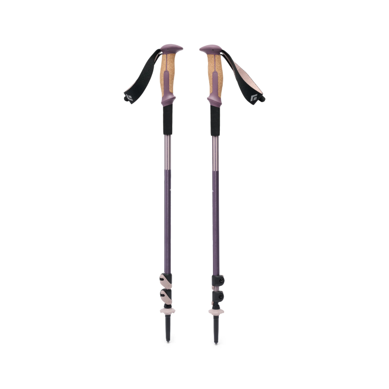Black Diamond Trail Vista Shock Trekking Pole Pair - Dark Mauve