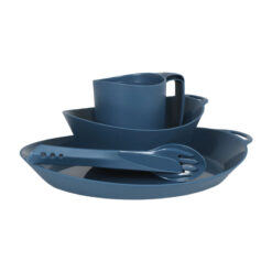 Lifeventure Ellipse Camping Tableware Set - Navy