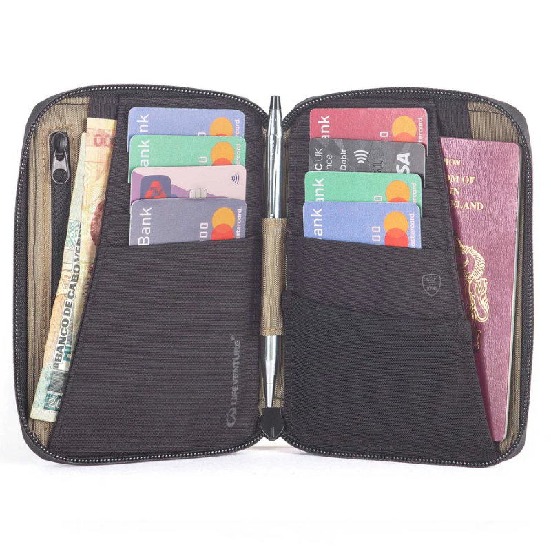 Lifeventure X-Pac RFiD Mini Travel Wallet