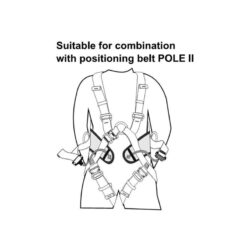 Singing Rock Body Speed Harness - Black