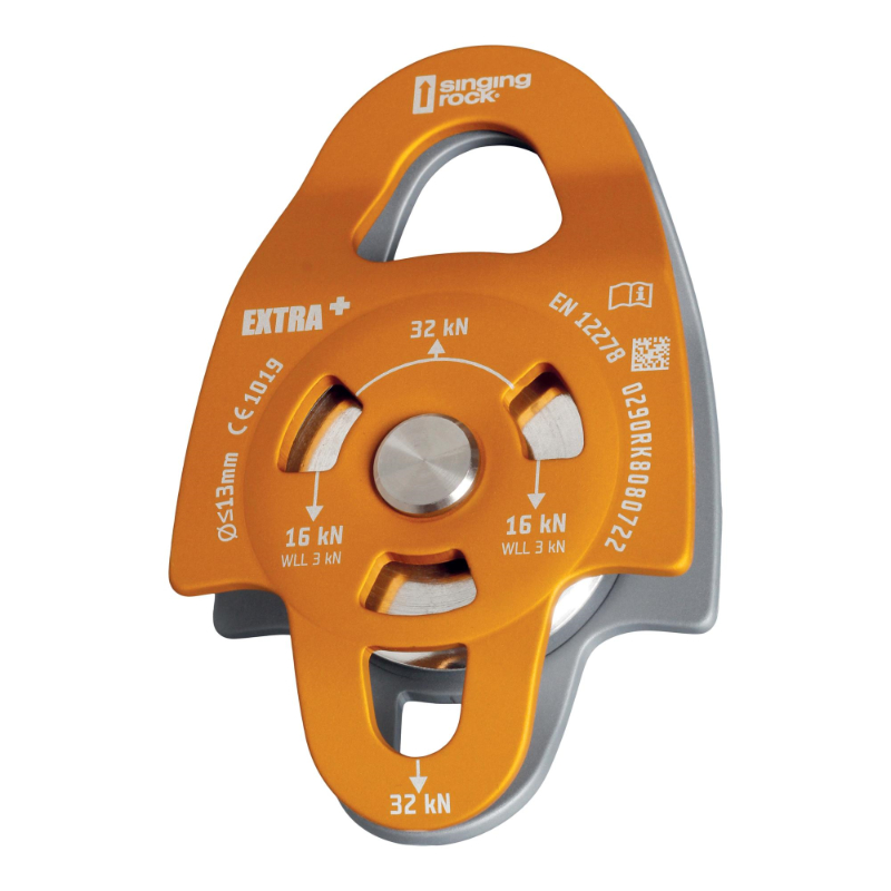 Singing Rock Extra Plus Roll Pulley - Orange
