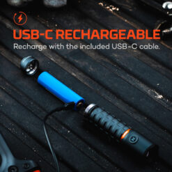 Nebo Torchy 2K Black Line Rechargeable LED Torch