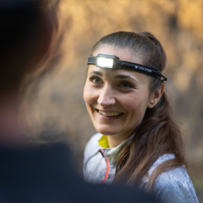 Ledlenser NEO5R Headlamp - Black/Blue
