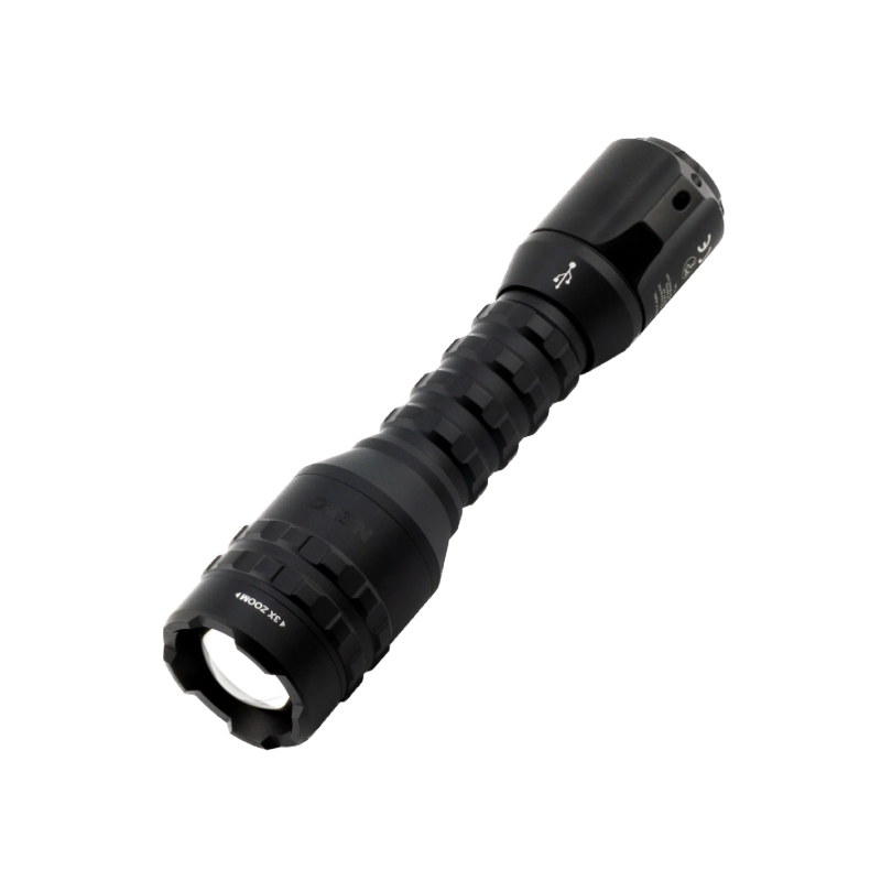 Nebo Davinci 800L Black Line Rechargeable LED Torch