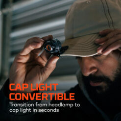 Nebo Mycro 450 Headlamp and Cap Light - Black