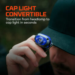 Nebo Mycro 450 Headlamp and Cap Light - Blue