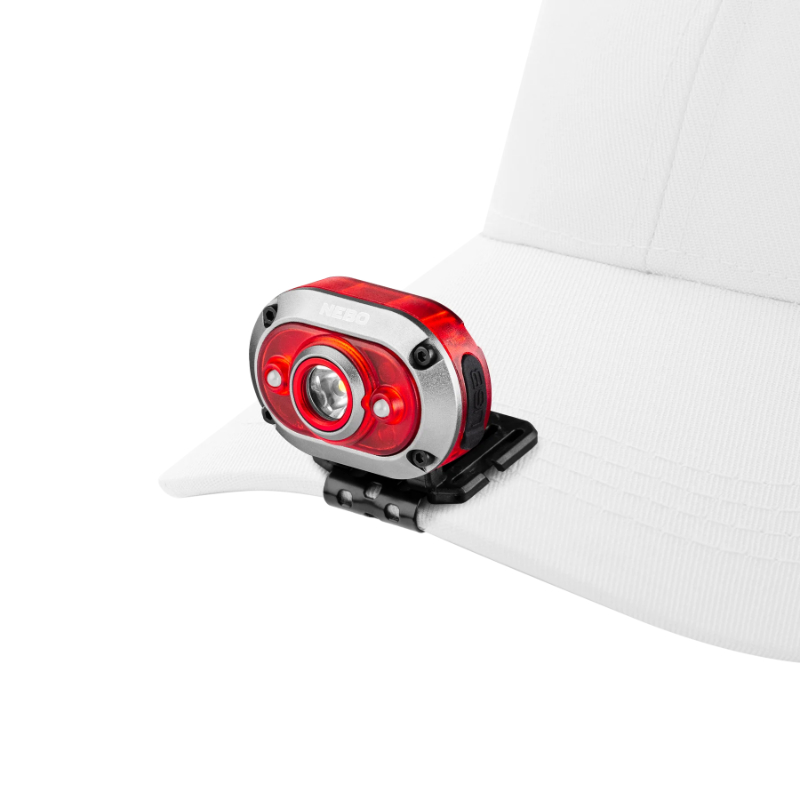 Nebo Mycro 450 Headlamp and Cap Light - Red