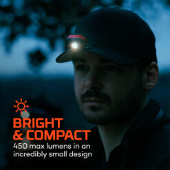 Nebo Mycro 450 Headlamp and Cap Light - Red