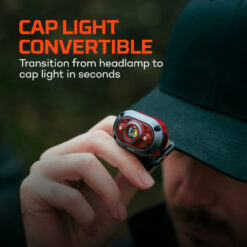 Nebo Mycro 450 Headlamp and Cap Light - Red