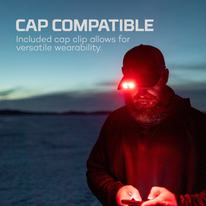 Nebo Mycro 500 Plus Black Line Headlamp and Cap Light