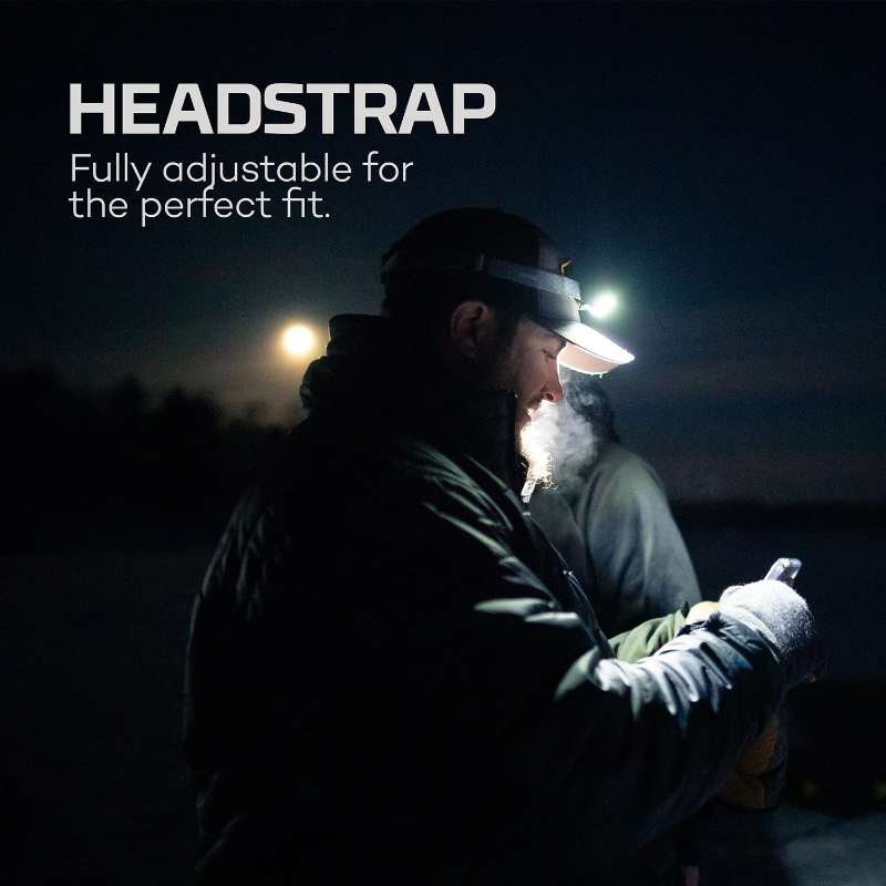 Nebo Mycro 500 Plus Black Line Headlamp and Cap Light