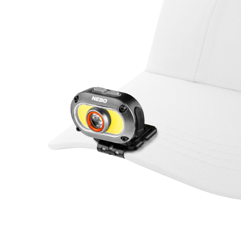 Nebo Mycro 550 Headlamp and Cap Light - Black - Image 2