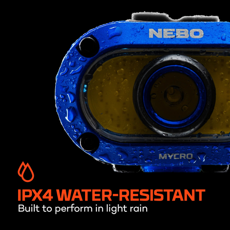 Nebo Mycro 550 Headlamp and Cap Light - Blue