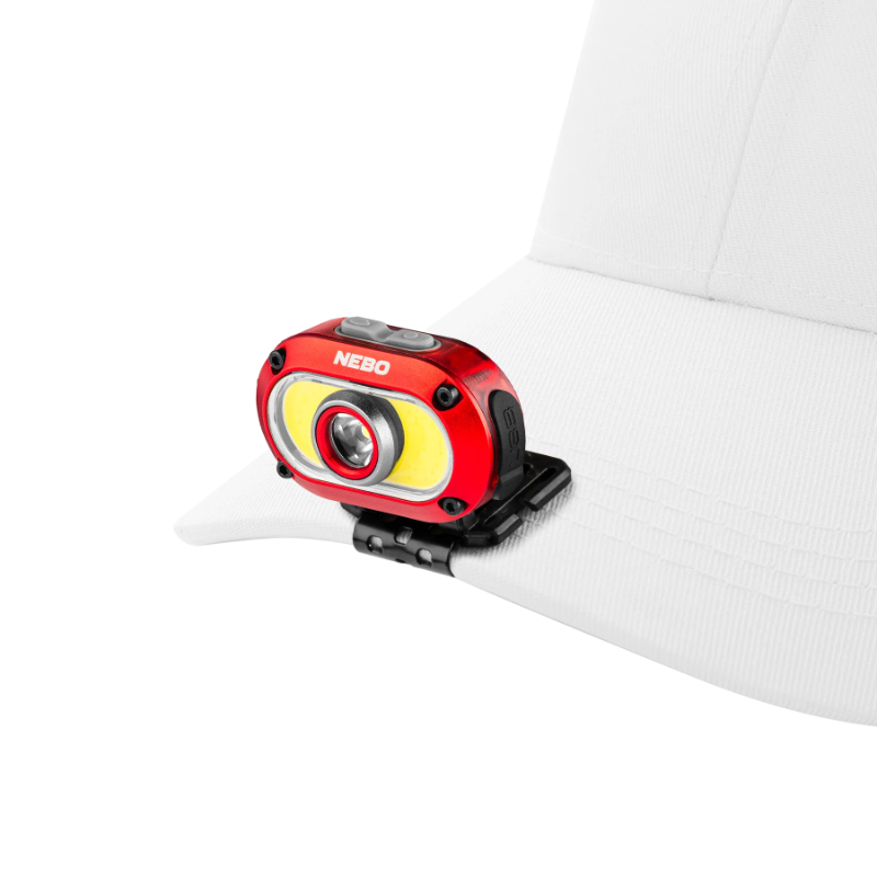 Nebo Mycro 550 Headlamp and Cap Light - Red