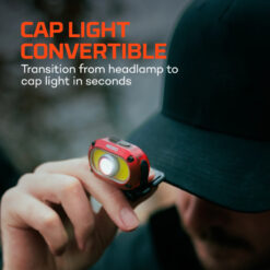 Nebo Mycro 550 Headlamp and Cap Light - Red