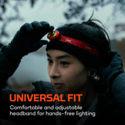 Nebo Mycro 550 Headlamp and Cap Light - Red