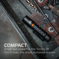 Nebo Torchy 2K Black Line Rechargeable LED Torch