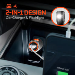 Nebo Transport 400 Flashlight and Car Charger
