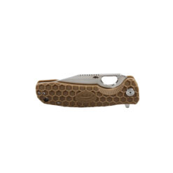 Honey Badger Clip Point 14C28N Medium - Tan
