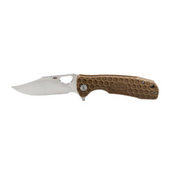 Honey Badger Clip Point 14C28N Medium - Tan